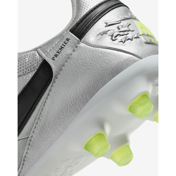 Men's Size 6 Nike Premier 3 Cleats Soccer Shoes 'Metallic Silver' AT5889 004 - Picture 7 of 8